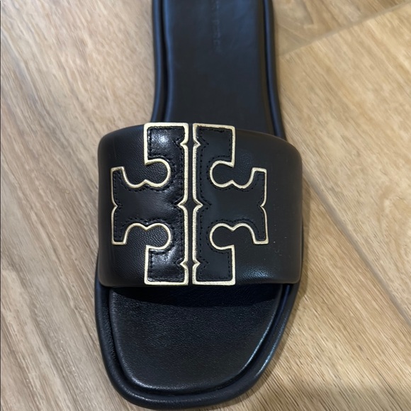 Tory Burch Black Slide Sandals - Picture 4 of 6